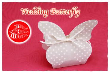 Portaconfetti Wedding butterfly